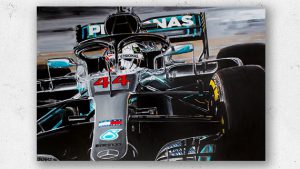 Lewis Hamilton Artwork by Hans Baakman