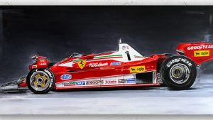 Niki Lauda Ferrari 312T2 F1 1976
