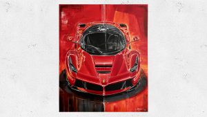 Ferrari LaFerrari artwork